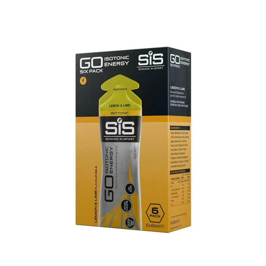 Go Energy Gel Isotonique Saveur Citron Et Citron Vert - Pack 6x60ml #1