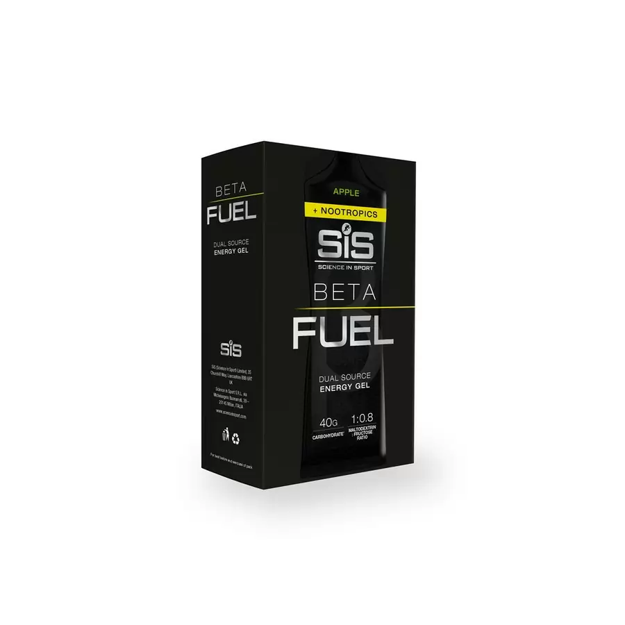 Gel Beta Fuel + Nootropics Gusto Mela - Pack 6x60ml #1