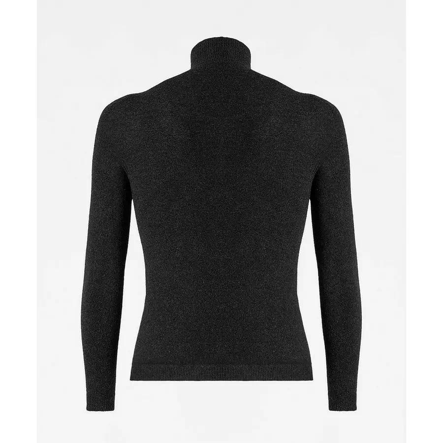 Stay Warm Thermal Shirt Long Sleeve High Neck Black Size M/L #3