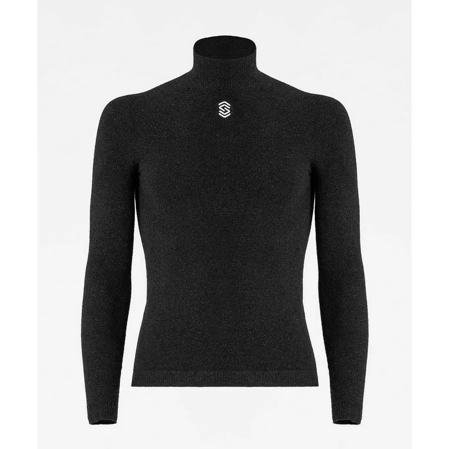Stay Warm Thermal Shirt Long Sleeve High Neck Black Size XL/XXL #2
