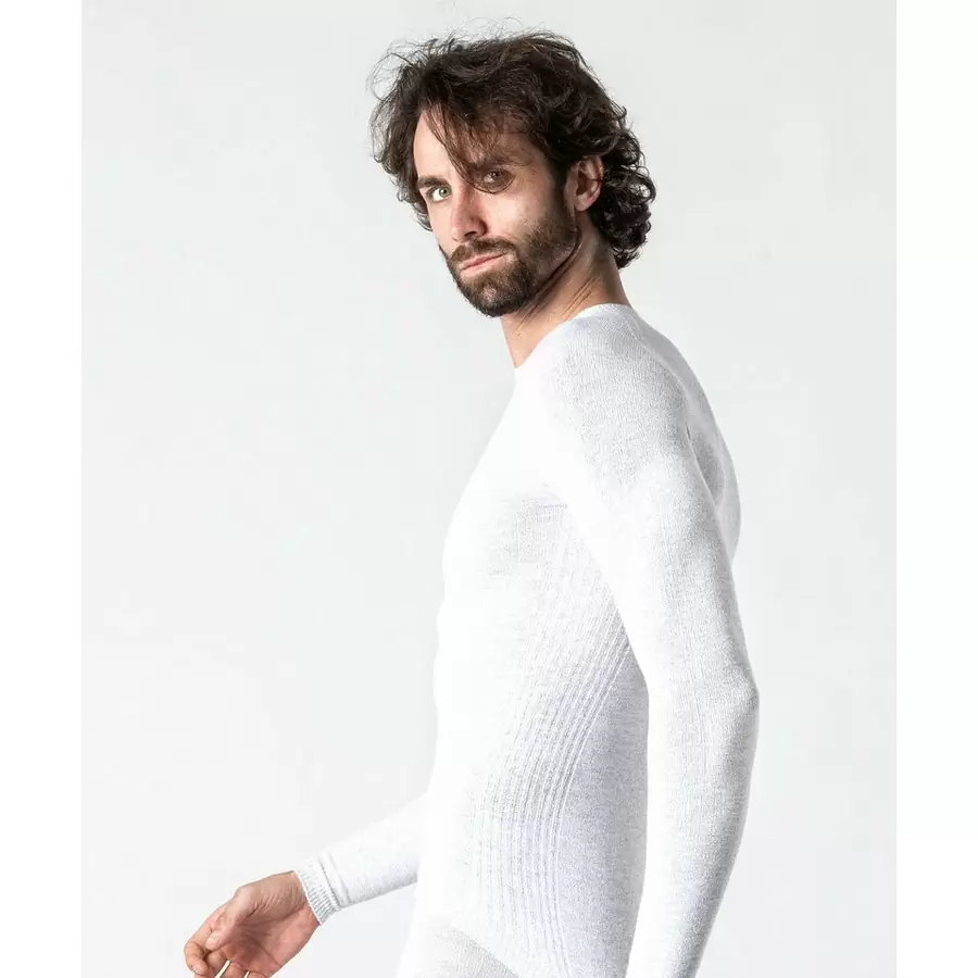 Camisa térmica Stay Warm manga comprida gola redonda cinza pérola tamanho XS/S #4