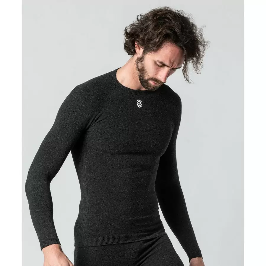 Camiseta Térmica Stay X-Warm Manga Larga Cuello Redondo Negro Talla XS/S #4