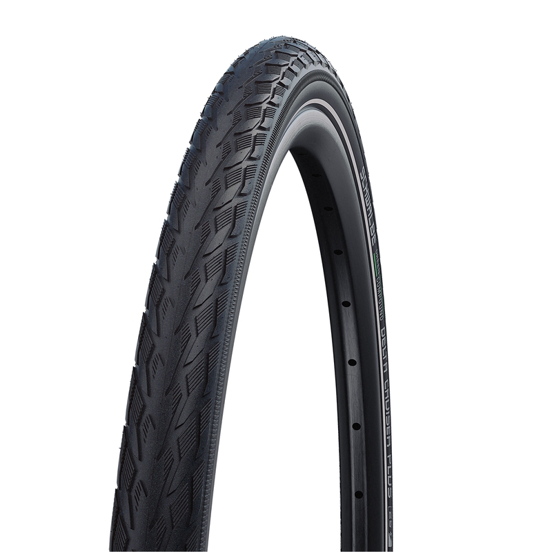 Pneu Delta Cruiser Plus HS431 28x2.00'' 50-622 PunctureGuard Active SBC Rigide Noir Reflex