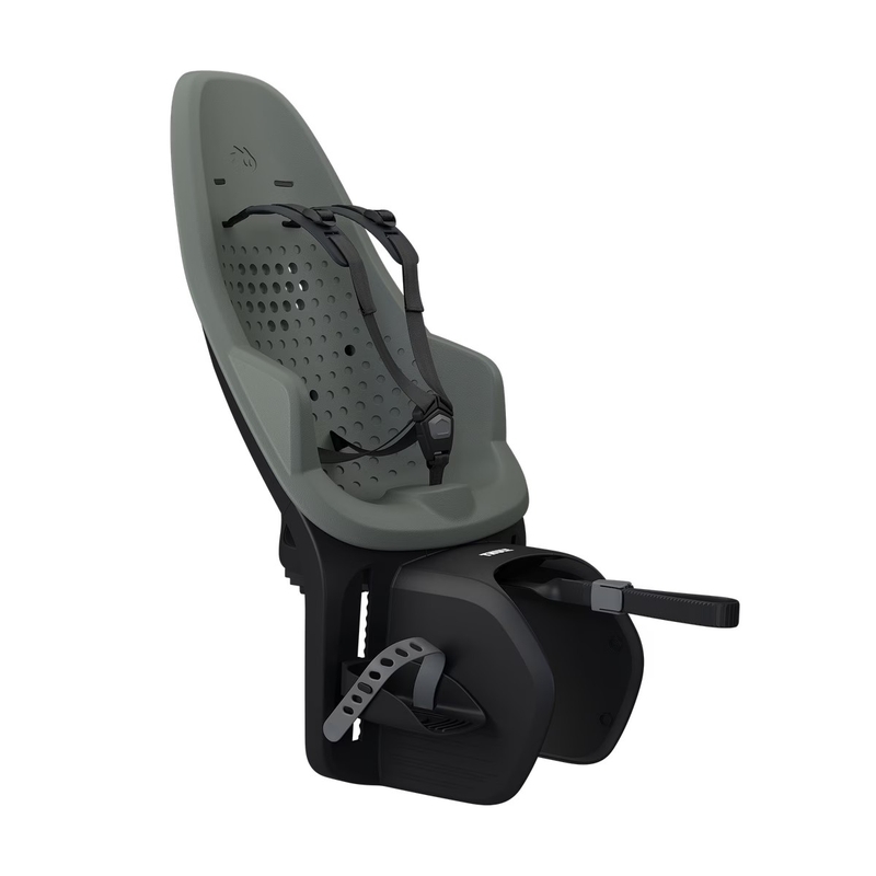 Seggiolino Posteriore Yepp 2 Montaggio Portapacchi Compatibile MIK HD Verde