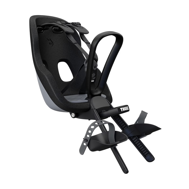 Yepp Nexxt 2 Miniseggiolino da bici con fissaggio anteriore grigio Monument