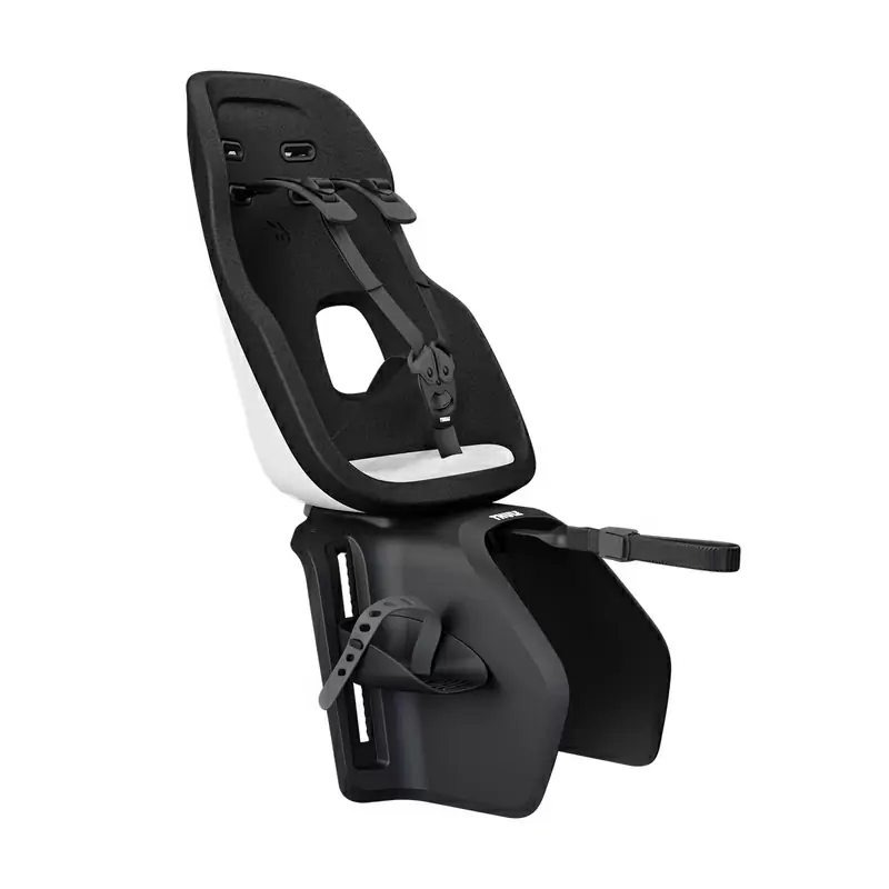 Selle de vélo Yepp Nexxt 2 Maxi avec fixation au porte-bagages blanc neige - image