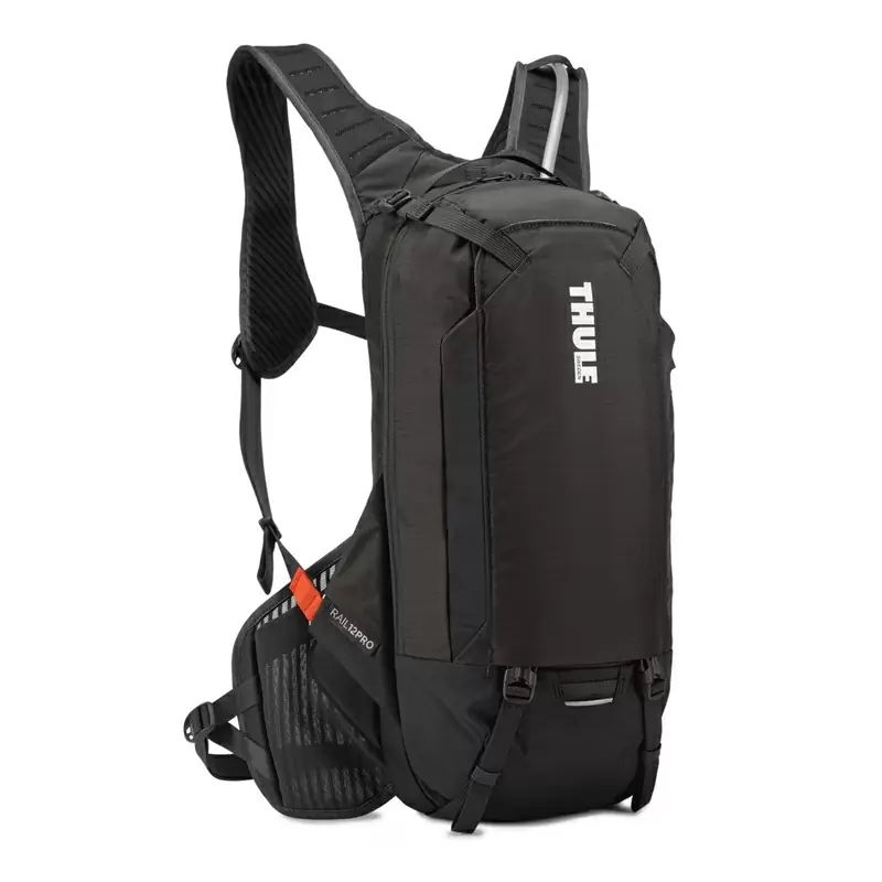 Wasserrucksack 12lt PRO schwarz mit Rückenprotektor - image