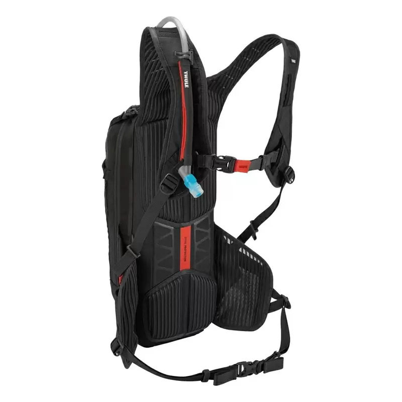 Wasserrucksack 12lt PRO schwarz mit Rückenprotektor #2