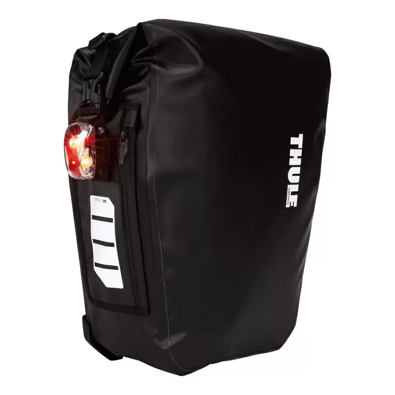 Bolsa para bicicleta Shield Pannier Medium 17L Negro #5