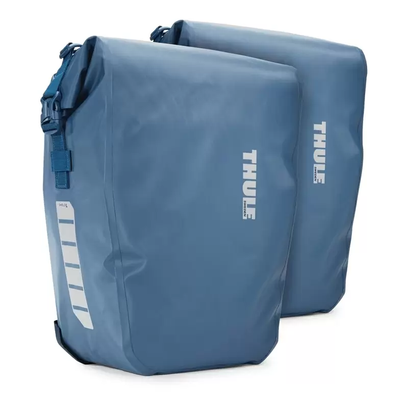 Bolsa para bicicleta Shield Pannier grande 25L azul - image