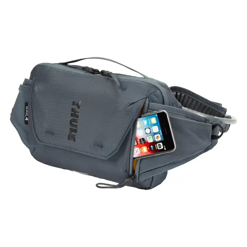 Riñonera Rail 4L gris con bolsa de hidratación de 1,5L #6