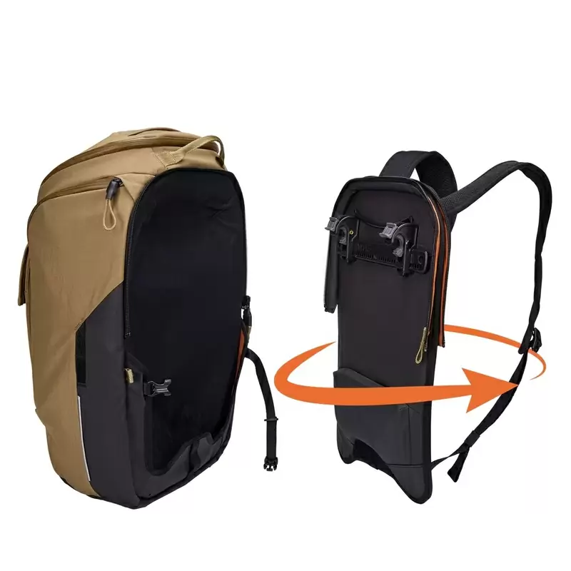 Fahrradtasche / Rucksack Paramount 26 Liter Braun #2