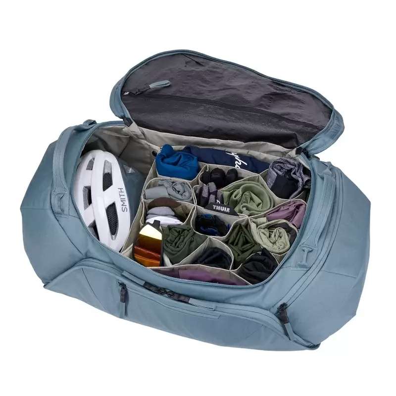 Duffel de bicicleta de ida y vuelta 55L - Azul Mid #2