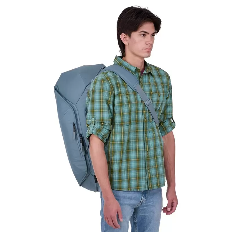 Duffel de bicicleta de ida y vuelta 55L - Azul Mid #3