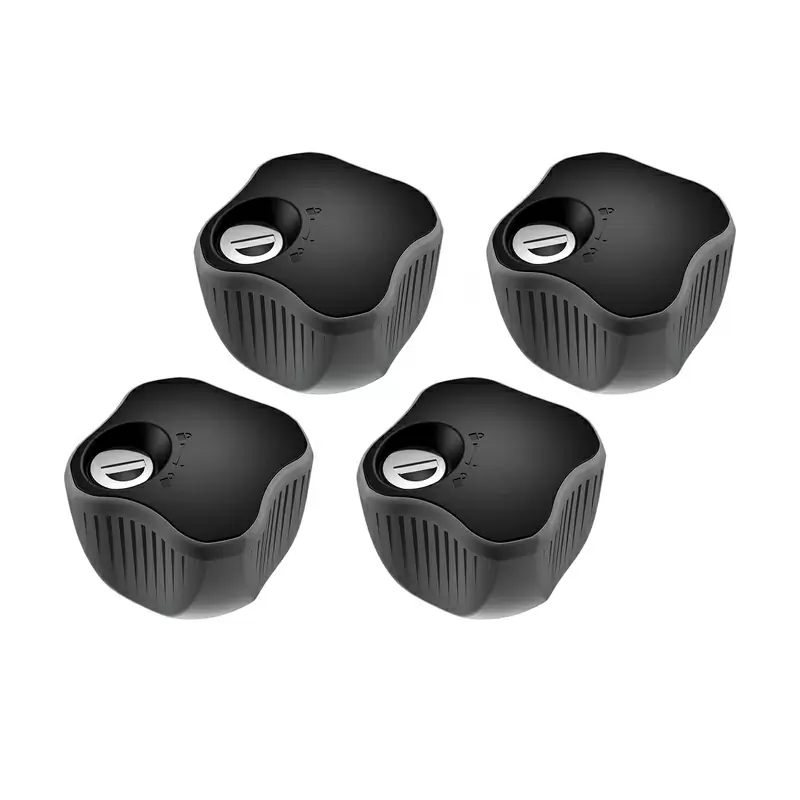 Kit 4 pieces knobs with lock for bike carrier - image