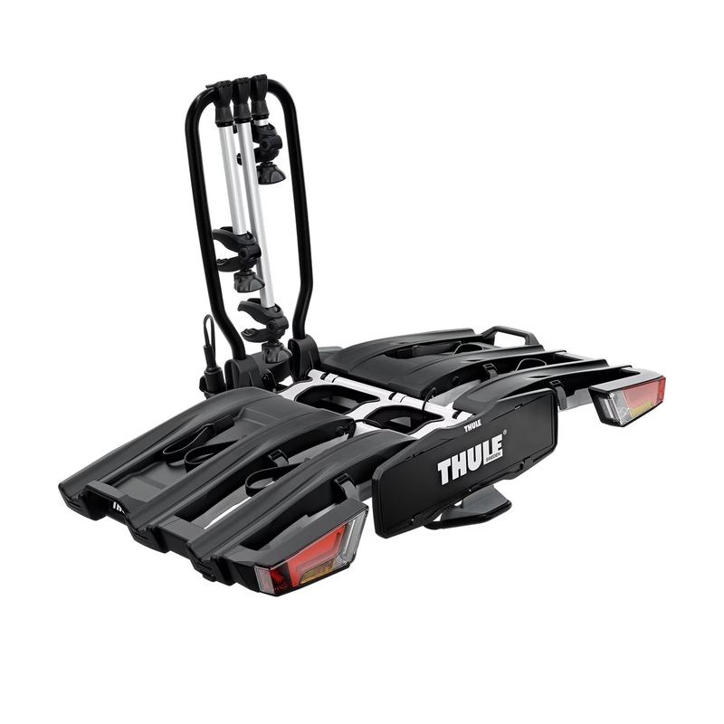 Portabicicletta da gancio traino 934 Easy Fold XT per 3 bici nero