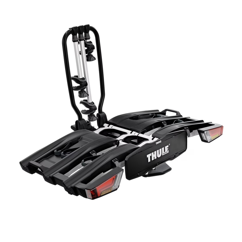 Portabici Posteriore Gancio Traino EasyFold XT 966 per Tre Biciclette compatibile Fix4Bike
