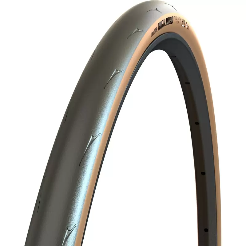 High Road 700x25C K2 Tubeless Ready One70 Tanwall Negro/Para 170tpi Fibra de carbono - image