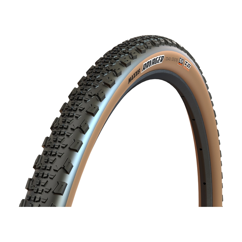 Ravager Tire 700x50c Exo Tineless Ready Tanwall Black / Para 60tpi pliage