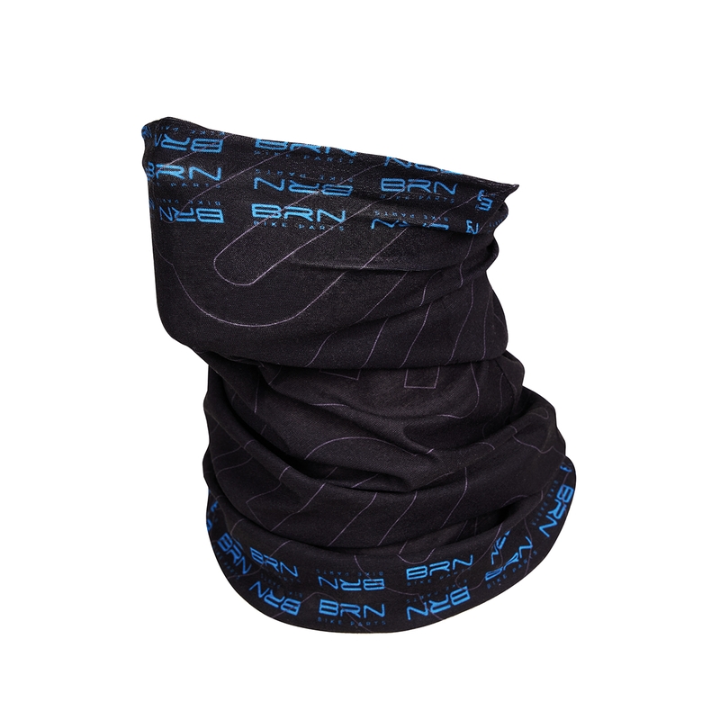 Cache-cou Noir/Bleu
