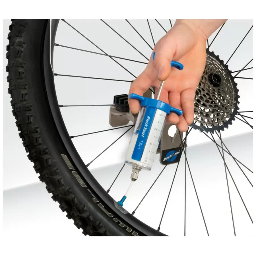Kit de seringue de cyclisme sans chambre à air pour vélo - Seringue  d'injecteur de valve de vélo - Outil de retrait de noyau de valve - Seringue  de mastic de pneu