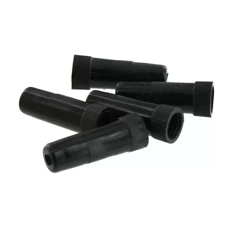 Extrémité Gaine Câble 100pz 5mm Plastique Noir #1