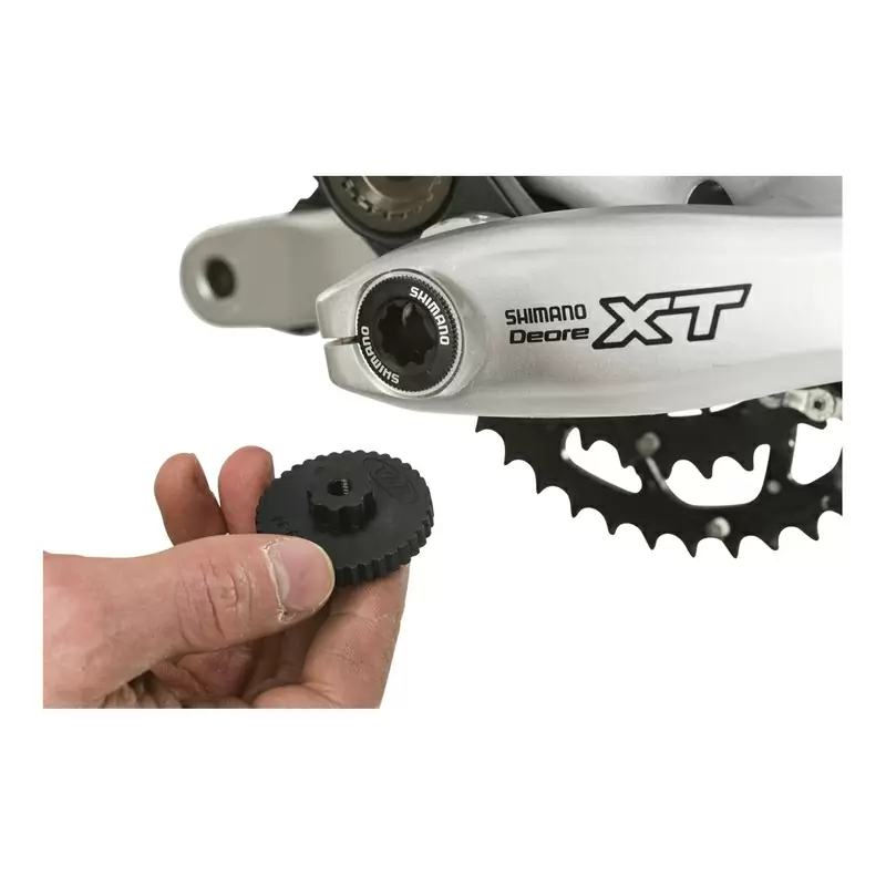 Nylonrolle für Shimano Hollowtech II Kurbelarm-Einstellkappe - kardiert #5