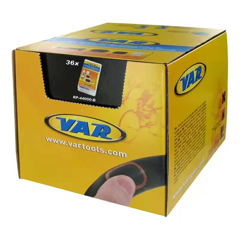 Kit Pezze Vulcanizzanti Scatola 36 pezzi #1