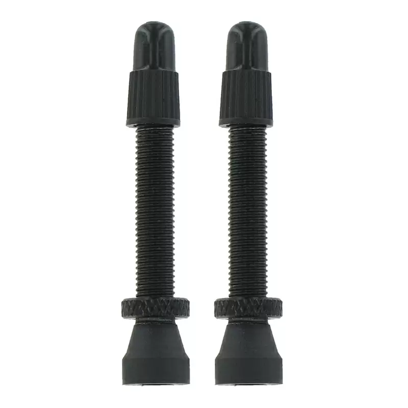 Valves Presta 2pz 44mm Alliage Noir #1