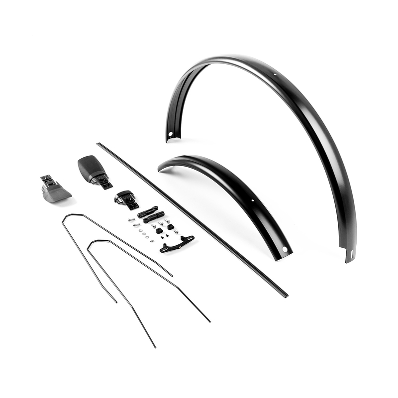 Curana 55mm Mudguard Kit for Vibe 2021 Rack Mount Blue