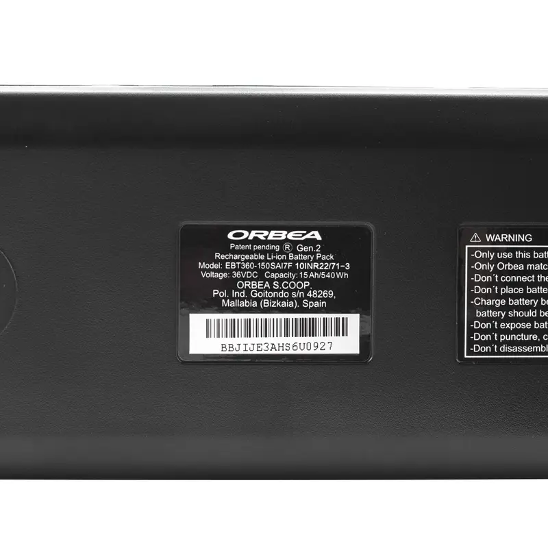 Batteria interna 540Wh 36V RS GEN 2 Per Rise dal 2021 #1