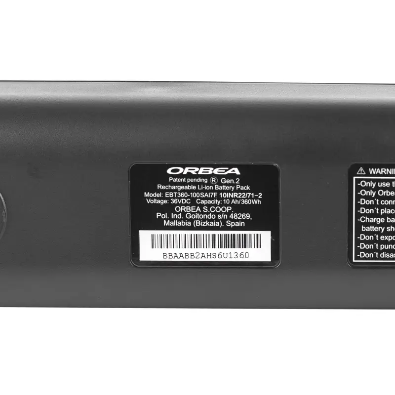 Batteria Interna 360Wh 36v Rs Gen 2 - image