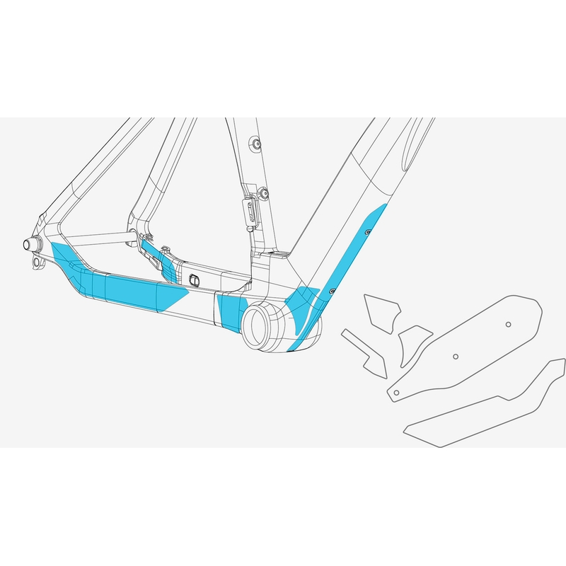 Kit Protezioni Adesive Trasparenti per Orca Aero OMX
