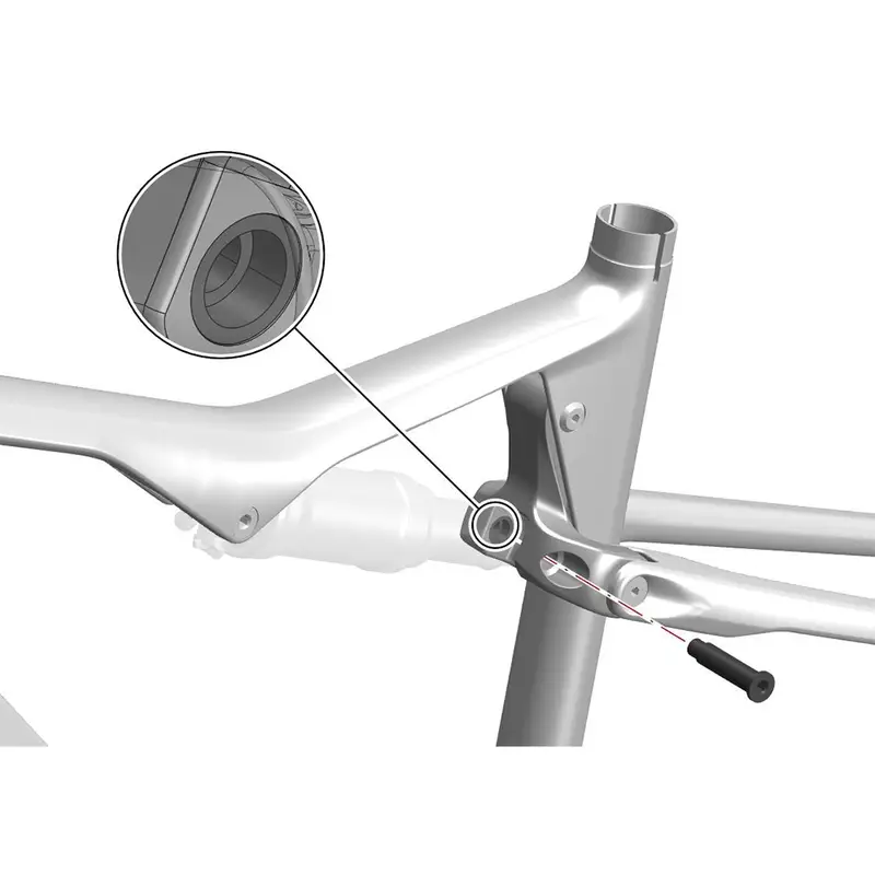 Oiz Carbon 2024 Bracket with Threaded Insert - image
