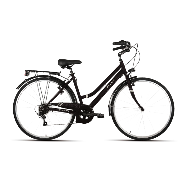 Bicicleta urbana Corso 28.1 feminina 28'' 7S alumínio monotubo cinza tamanho S