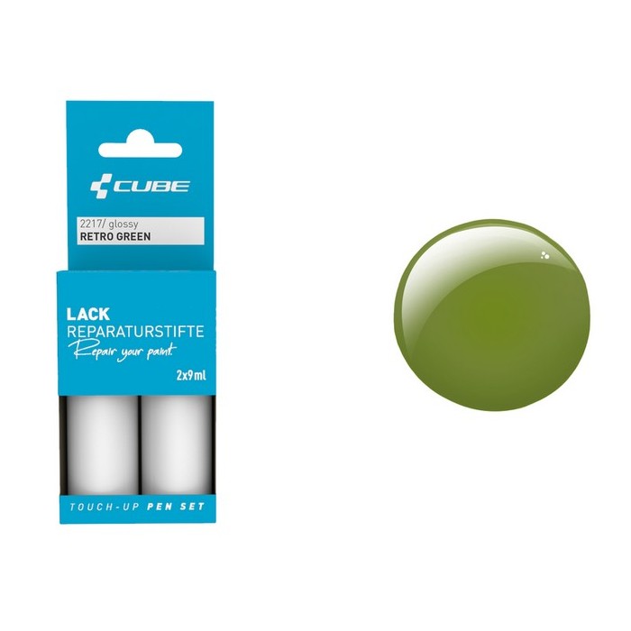 Caneta para o painel pintado retro verde retrô 2217