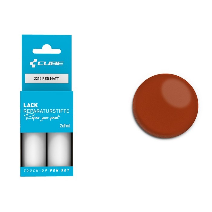 Caneta para retoquear tinta vermelha mat 2315 vermelho