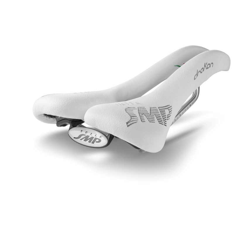 Sillín Drakon Carbono 139 x 276 mm Blanco