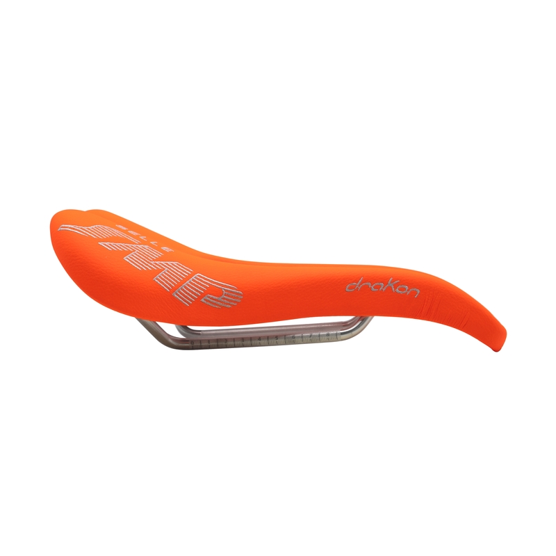 Sillín Drakon 139 x 276 mm Naranja fluo