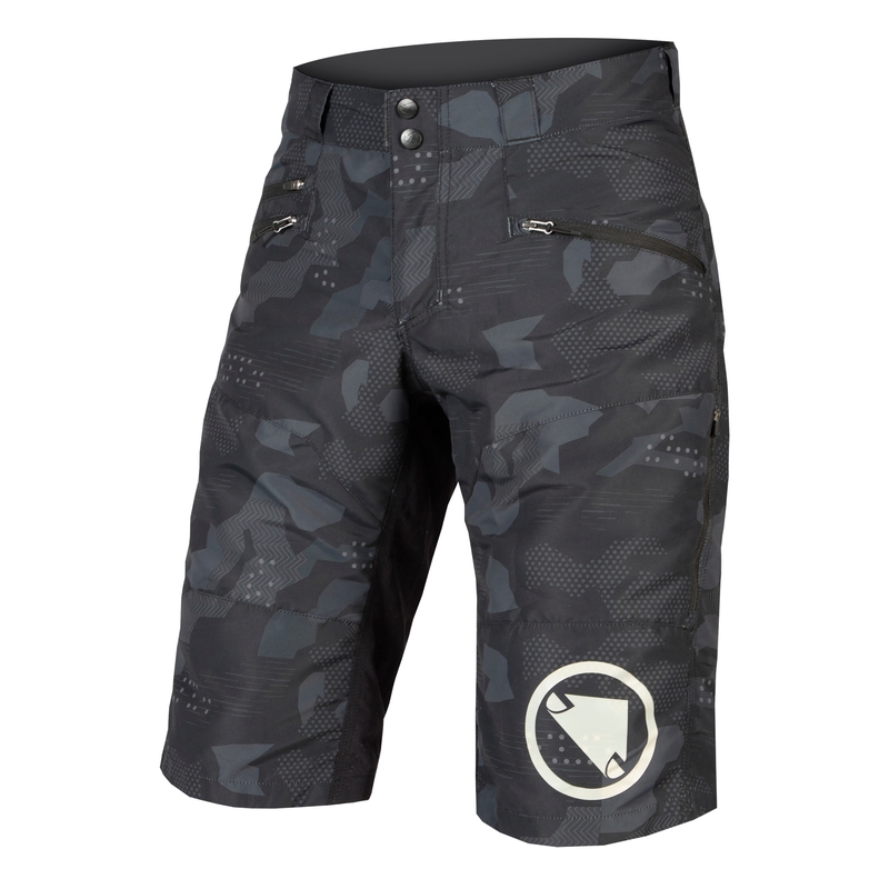 MTB Singletrack Shorts Black Camo Größe 3XL