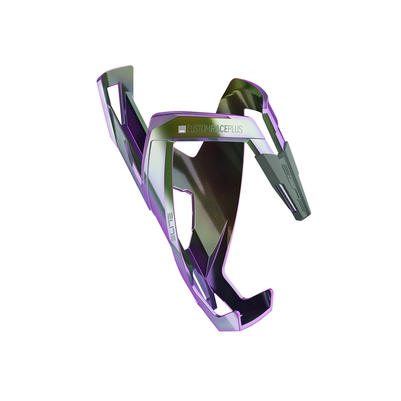 Custom Race Plus Bottle Cage Green/Purple