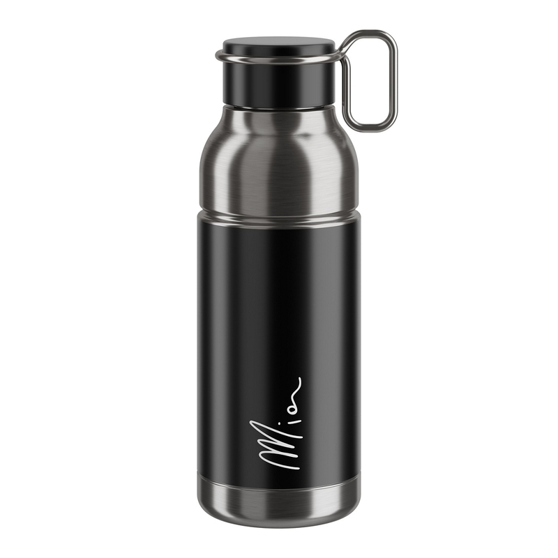Mia Bottle 650ml Stainless Steel Black/Silver
