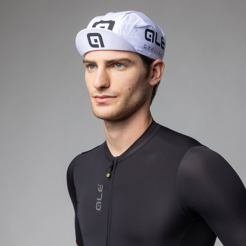 Cappellino Cotton Bianco/Nero