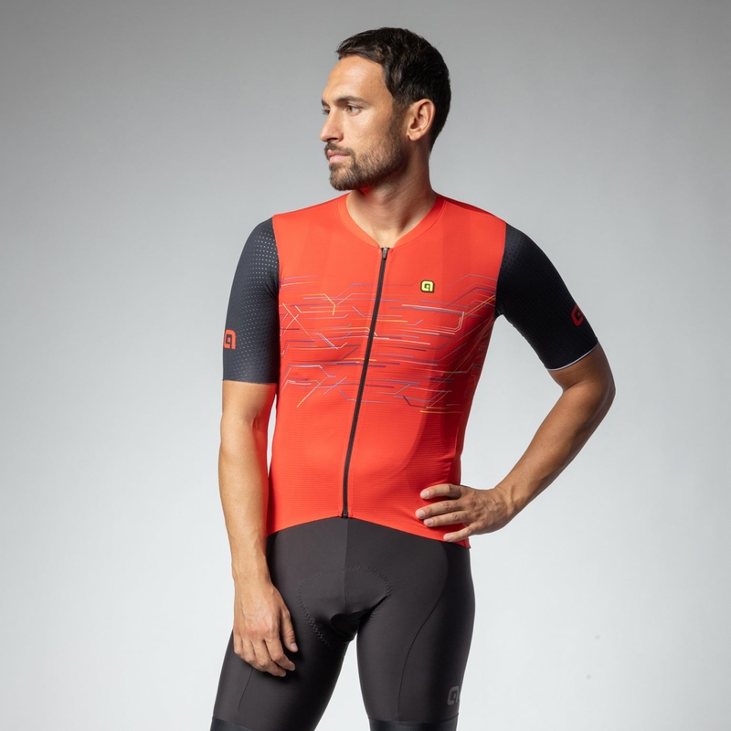 Maglia A Maniche Corte Megabyte PR-E Rosso Taglia XXS