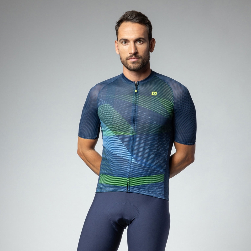 Maglia A Maniche Corte Connect Pragma Blu Taglia XXS