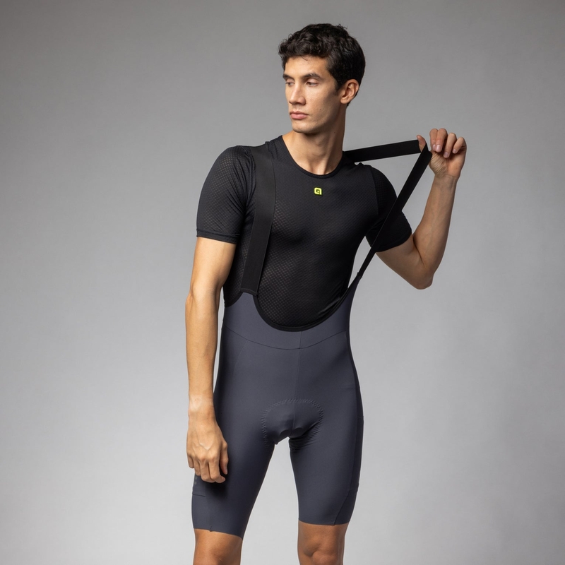 Gravel-Pro Off Road Bib Shorts Titanium Grey Size L