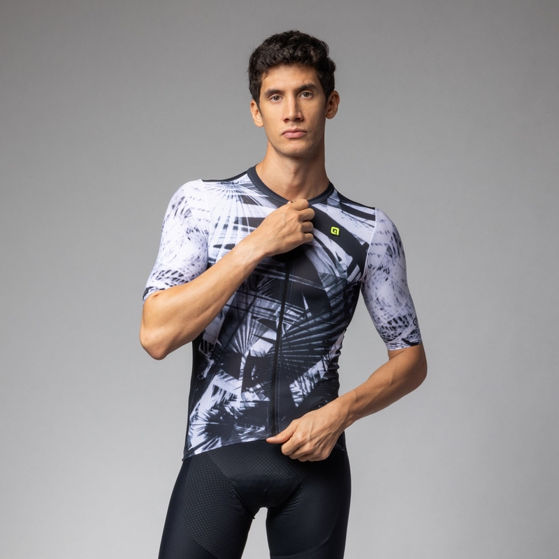 Maglia A Maniche Corte Palm PR-E Nero Taglia XXS