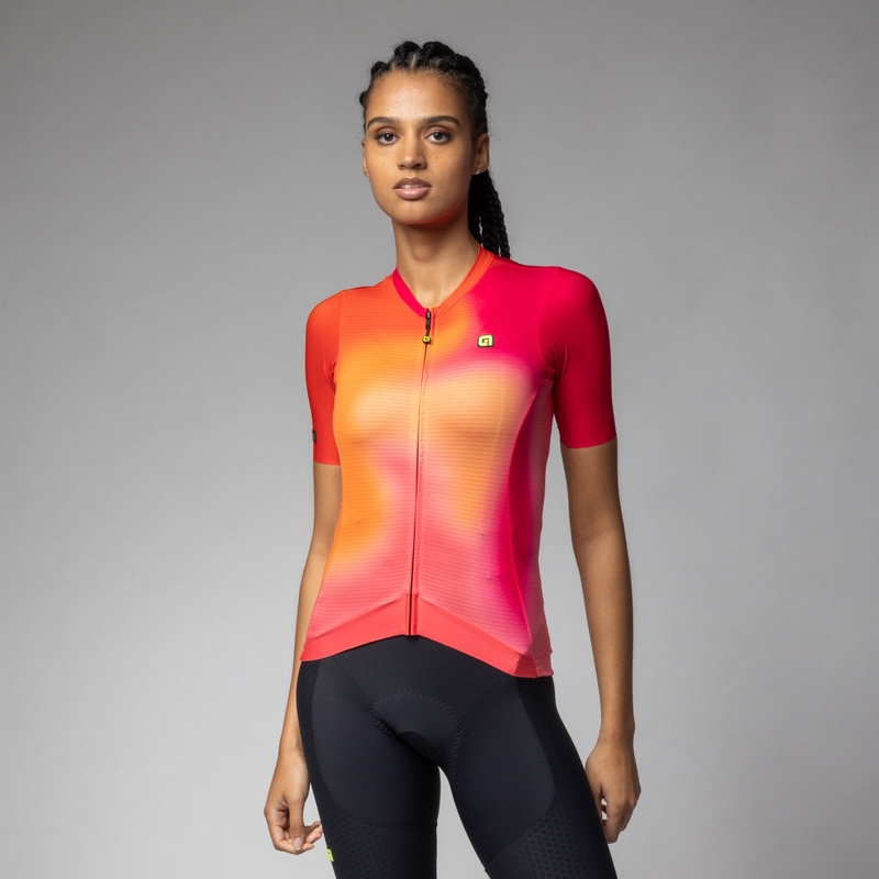 Maglia A Maniche Corte Flash PR-E Donna Arancio Taglia XXS