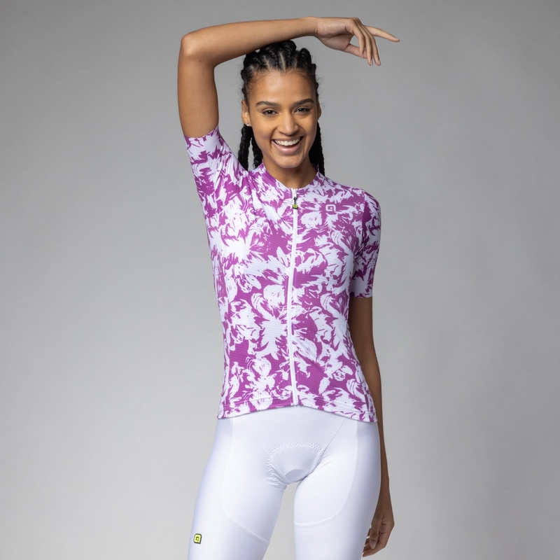 Maglia A Maniche Corte Essenza Pragma Donna Lilla Taglia XXS