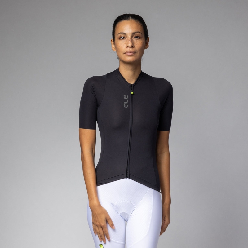Maglia A Maniche Corte Color Block Pragma Donna Nero Taglia XXS